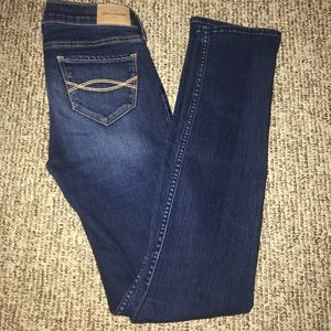 Abercrombie skinny jeans.